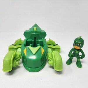 PJ Masks Gekko Mobile With Gekko Action Figure Green Transforming Vehicle